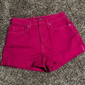 Purple/ pink shorts